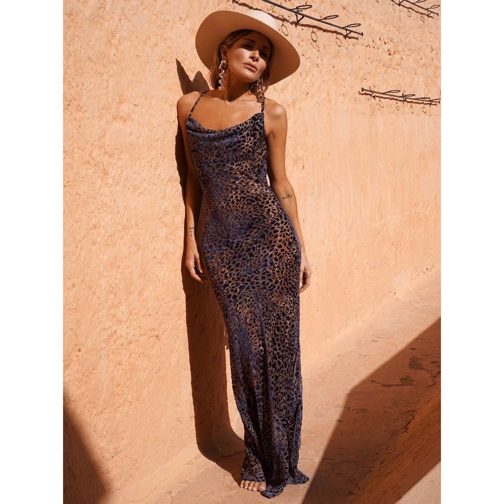 Rat & Boa Jasmine Leopard dress